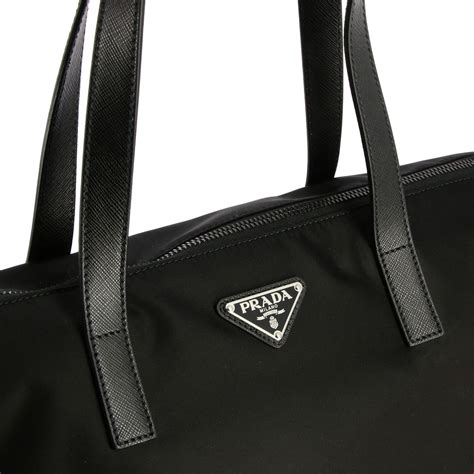 borsa lavoro prada donna|Borsa in nylon con pelle in Nero .